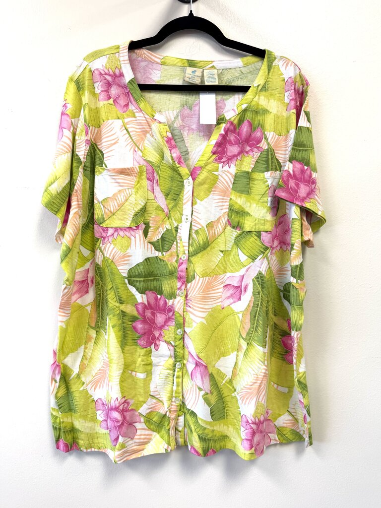 Leaf Print buttondown