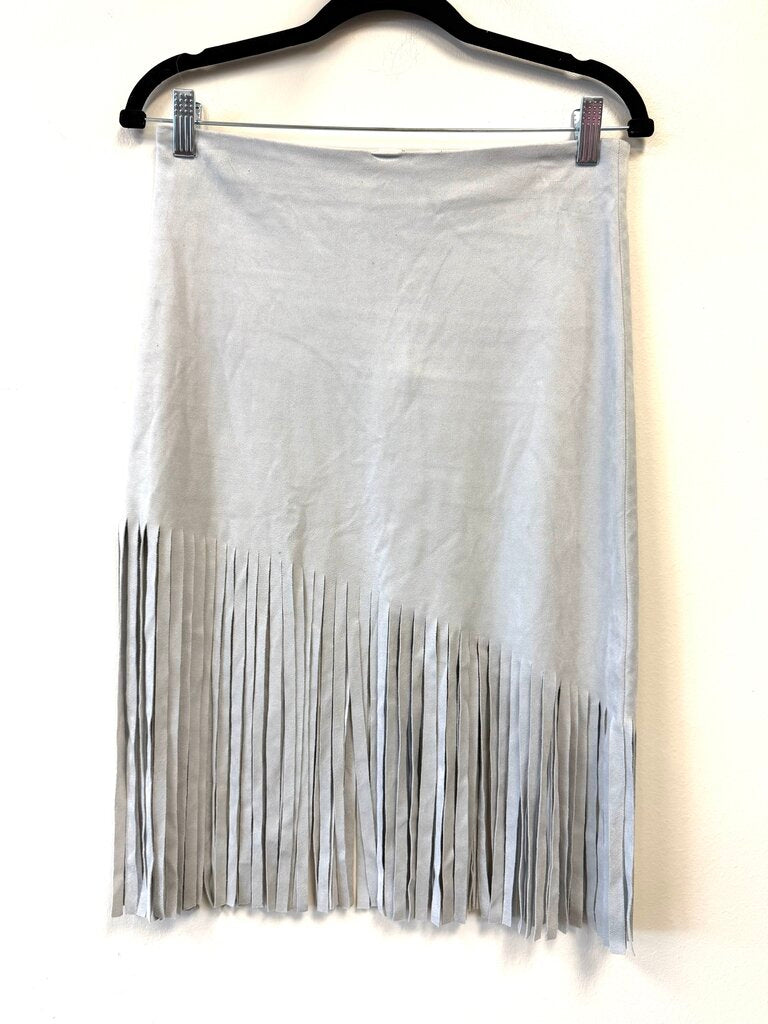 Faux suede w/ fringe