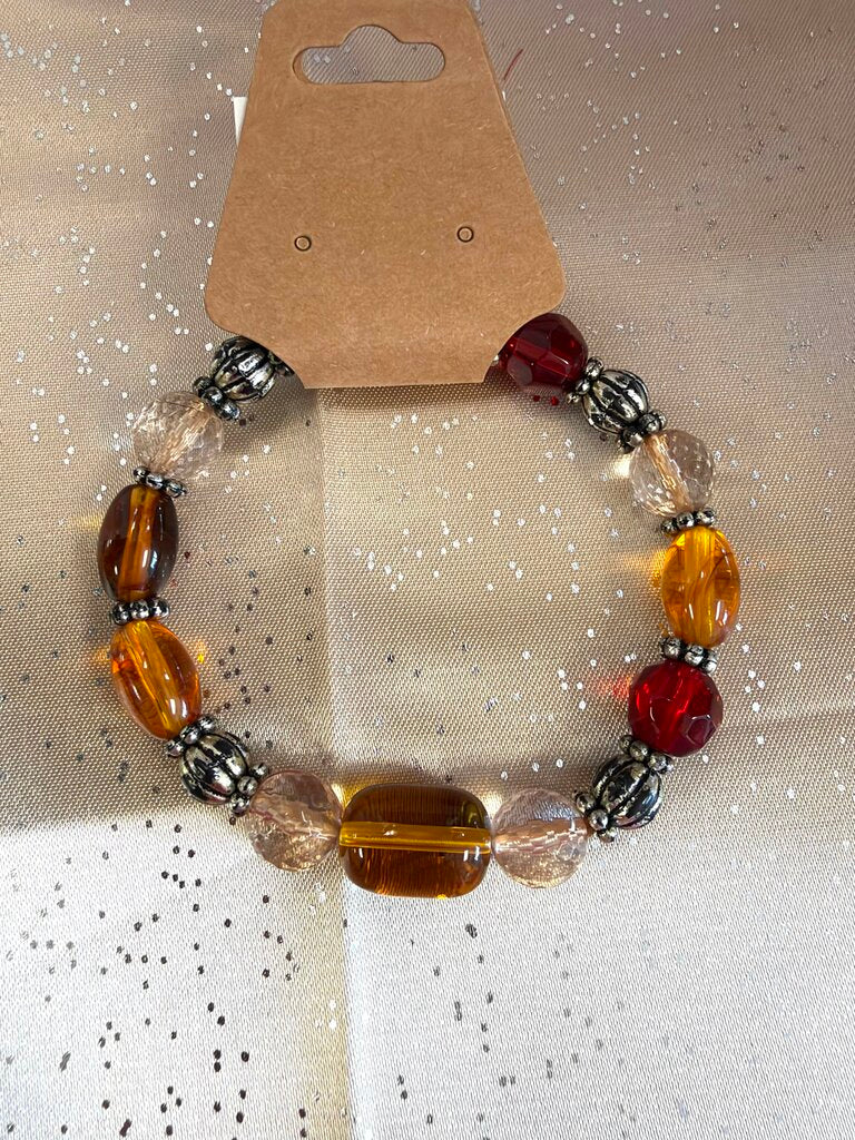 Beaded stretch bracelet
