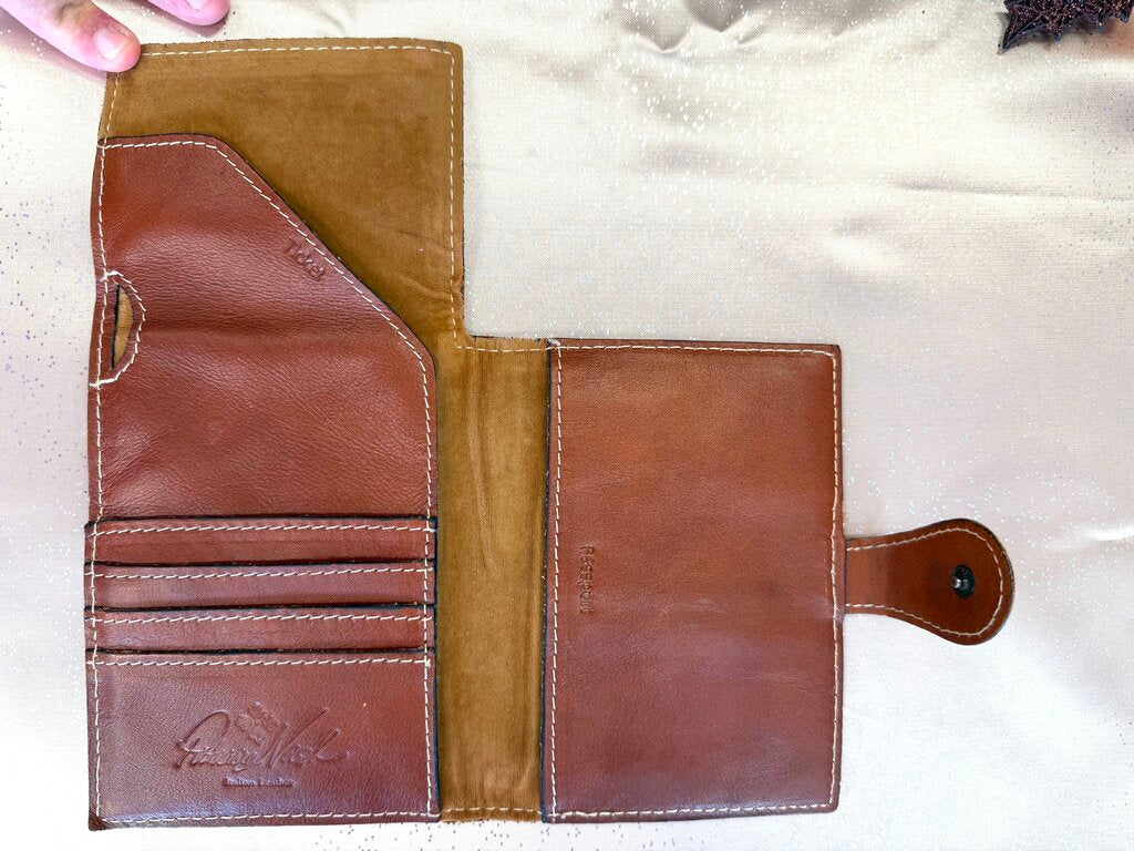 Floral Flap Closure Wallet