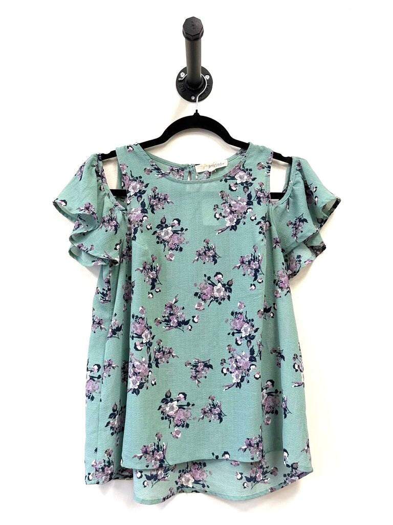Floral Cold Shoulder