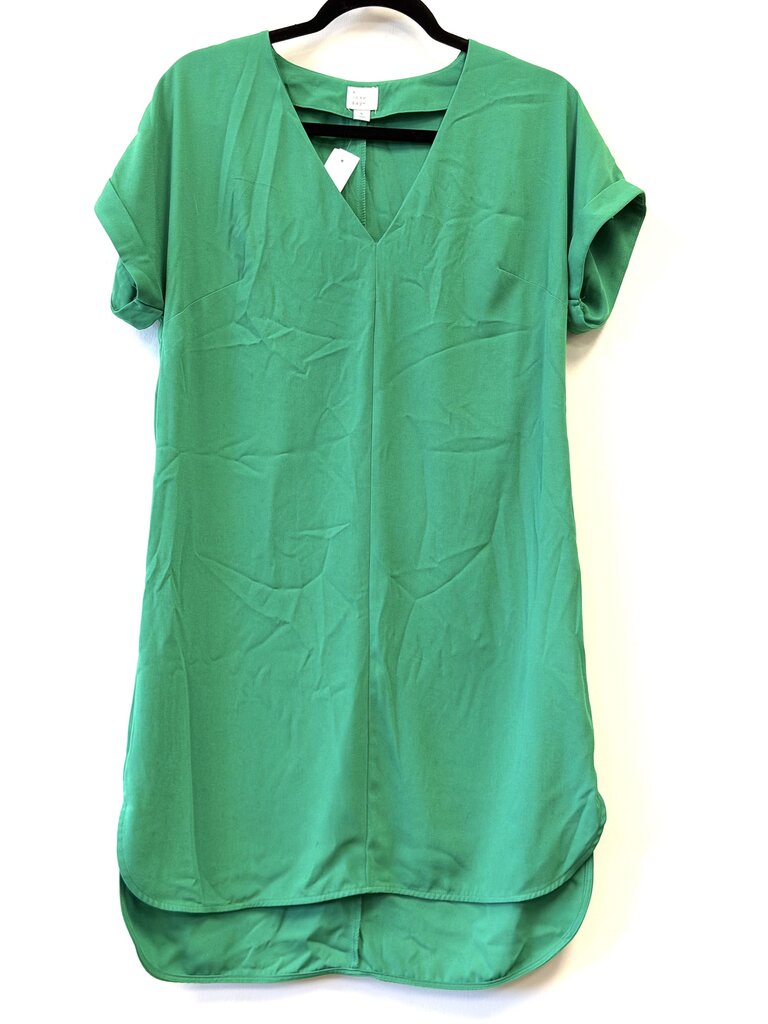 V-neck Cap Sleeve plain
