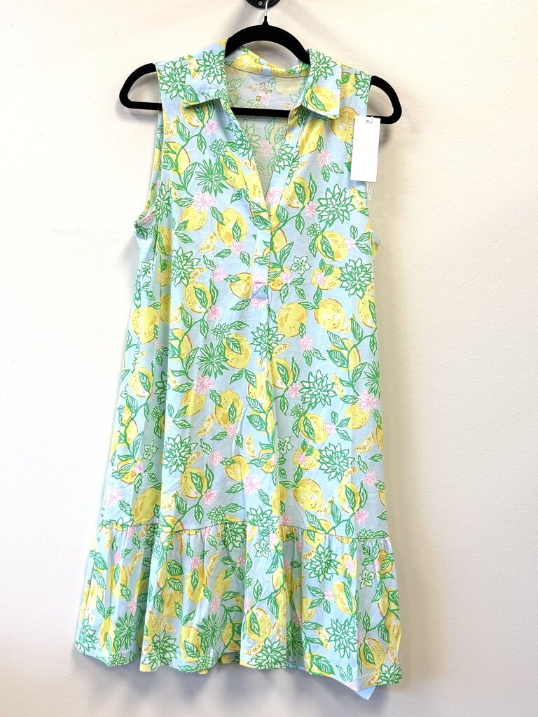 NWT Sleeveless Lemon Print