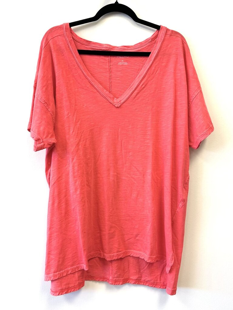 V-neck plain