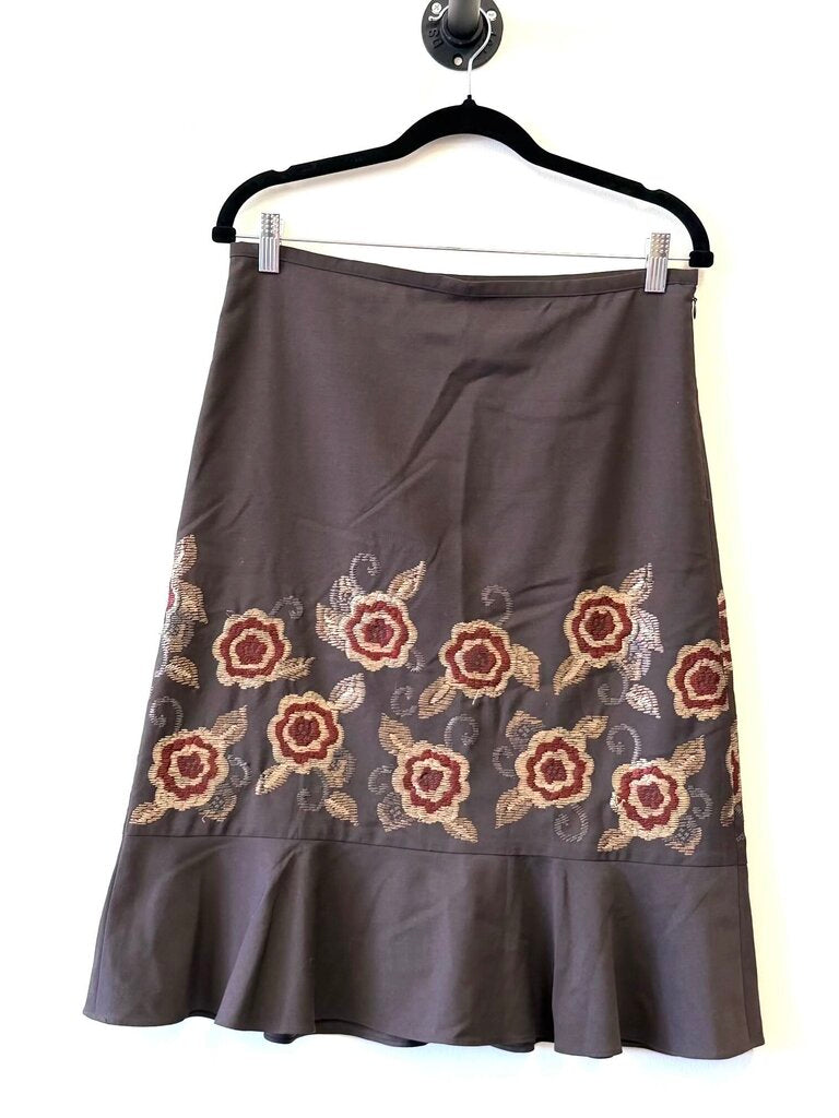 Embroidered Flowers Midi