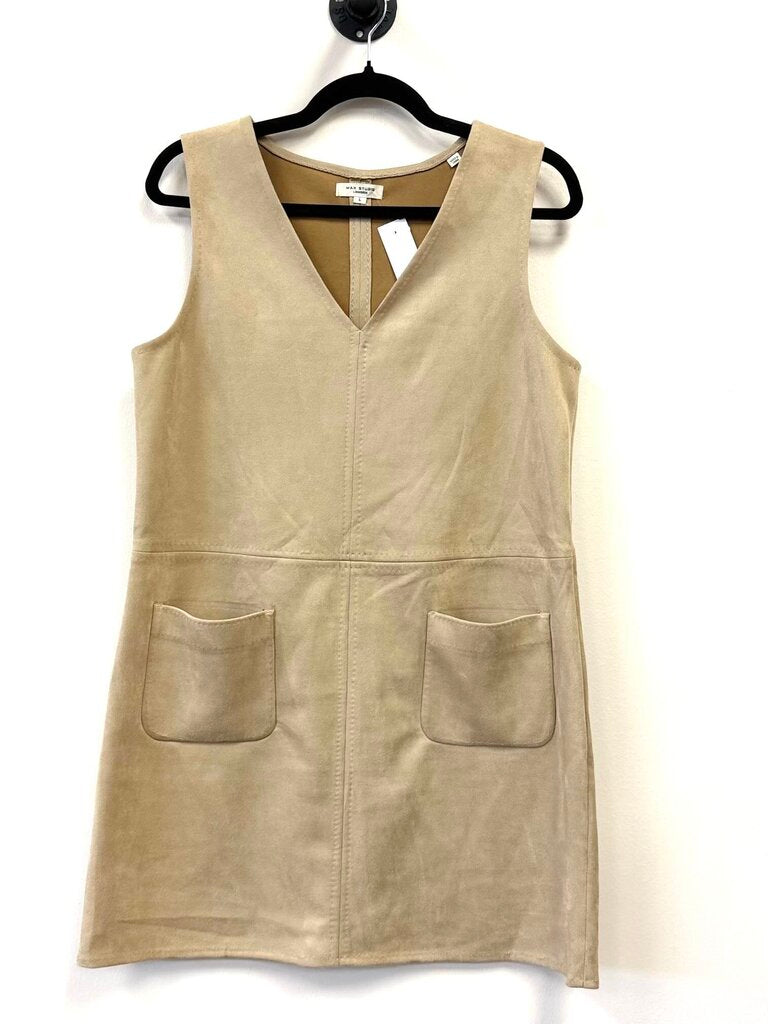 Sleeveless Faux Suede