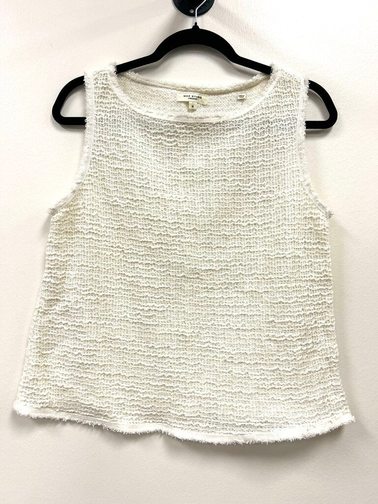 Sleeveless Frayed Edges
