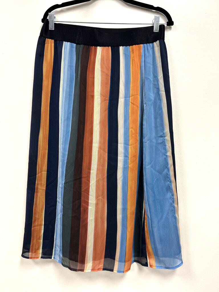 Striped Elastic Waist