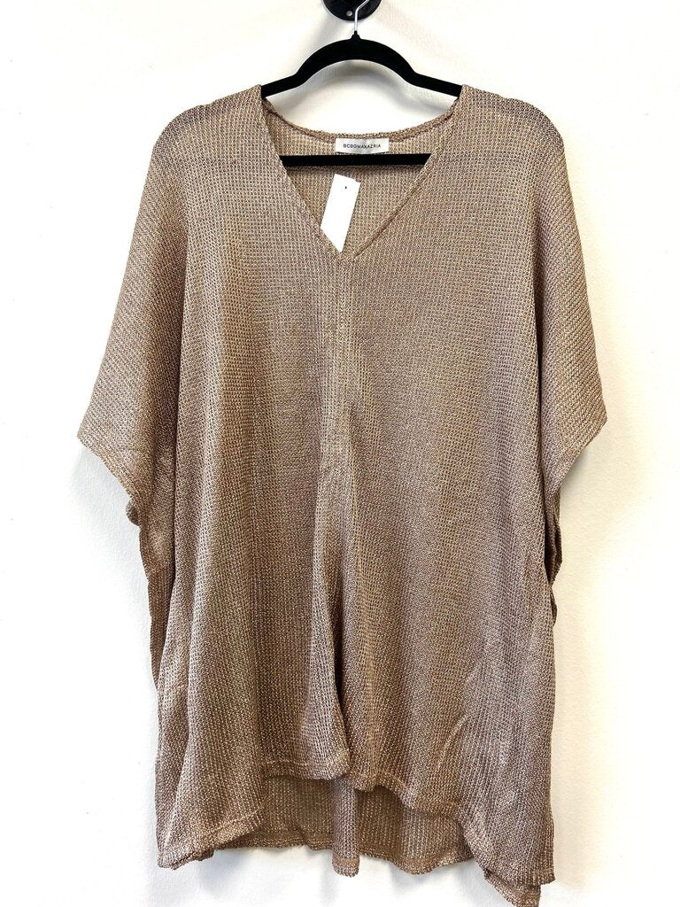 V-neck Metallic