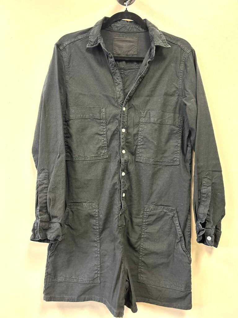 LS Buttondown Romper