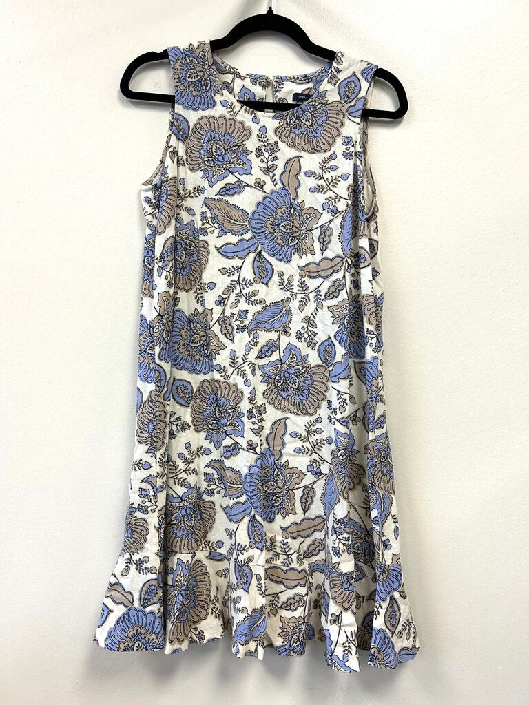 Sleeveless Floral Tulip Hem