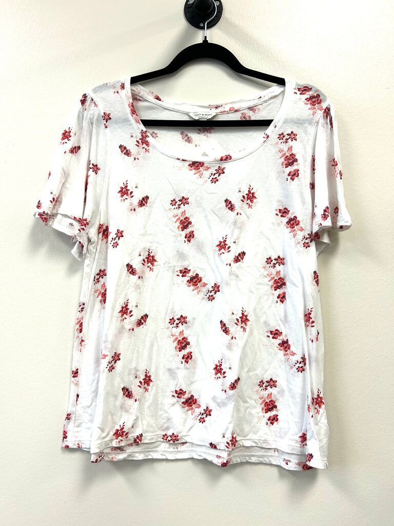 Floral Scoop Neck Tee