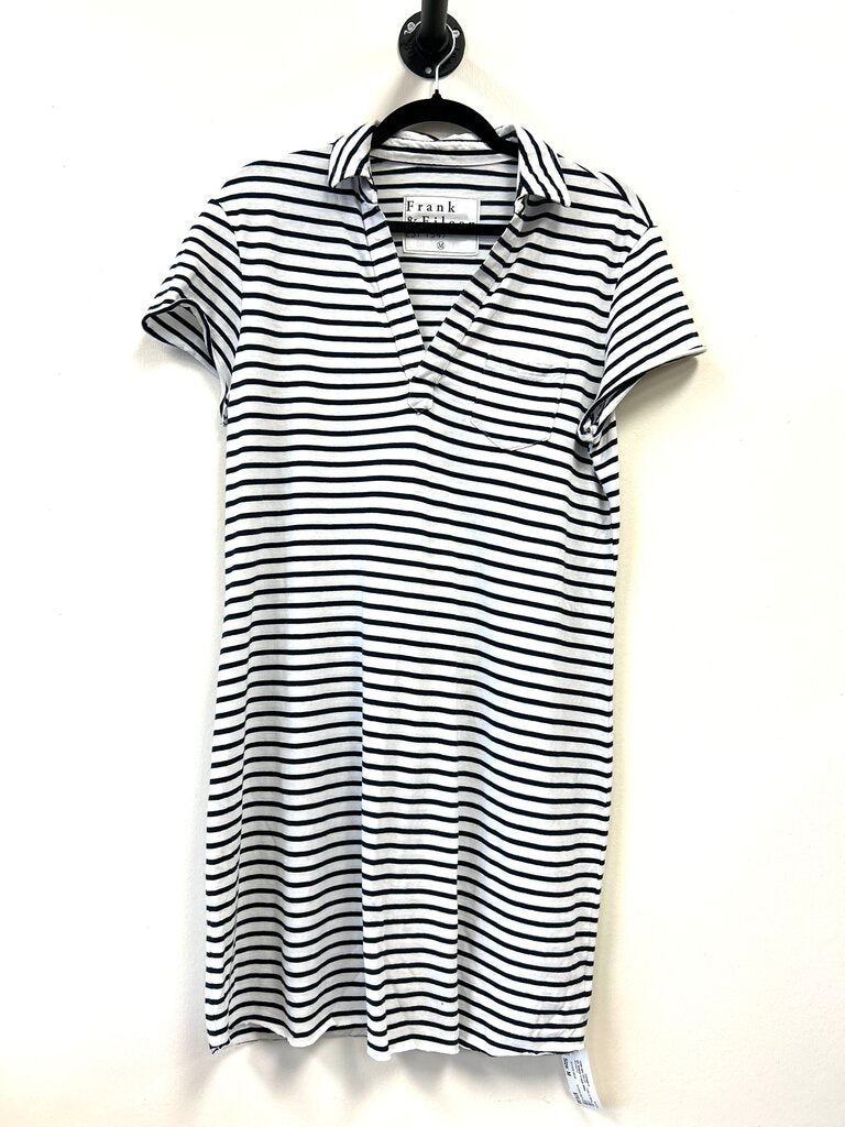 SS Striped V-neck