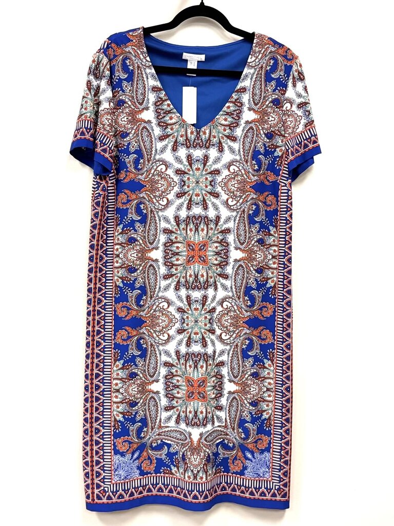 SS Paisley V-neck