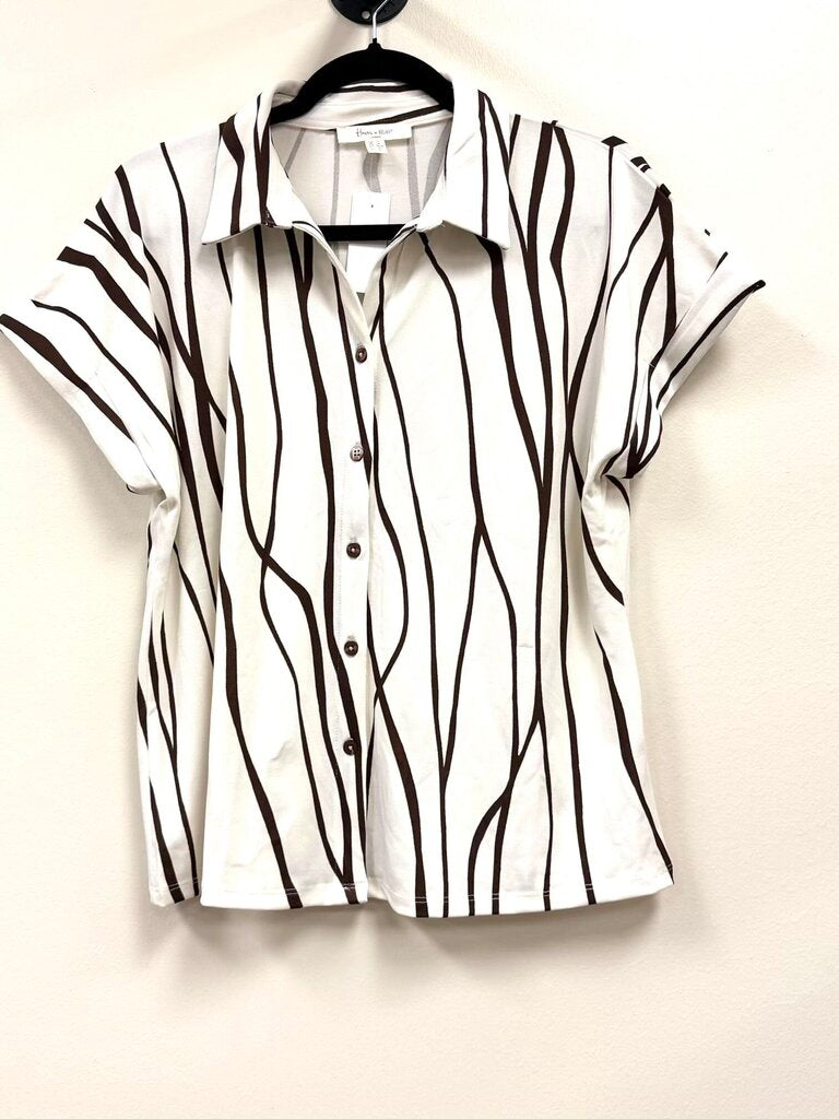Vine Pattern Button Down