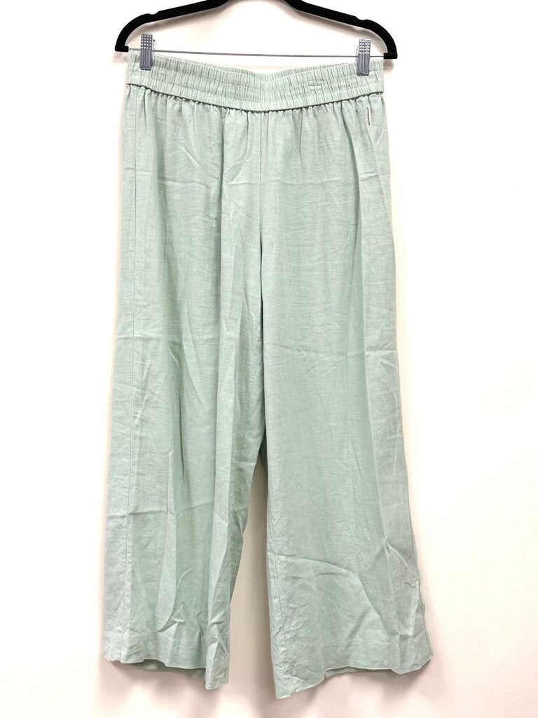 Linen Blend Elastic Waist