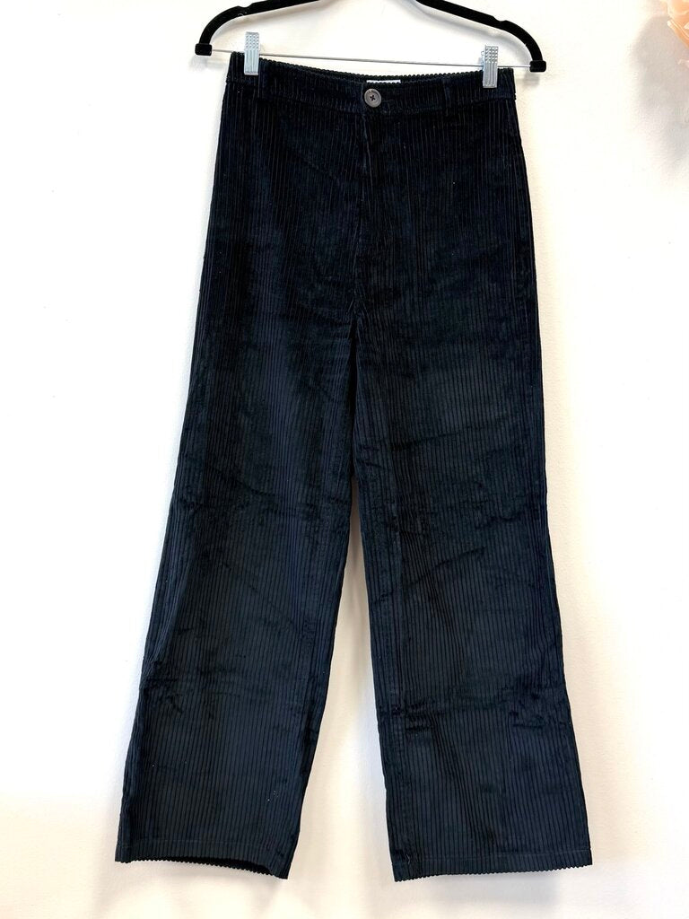 Cropped Wide Leg Corduroy