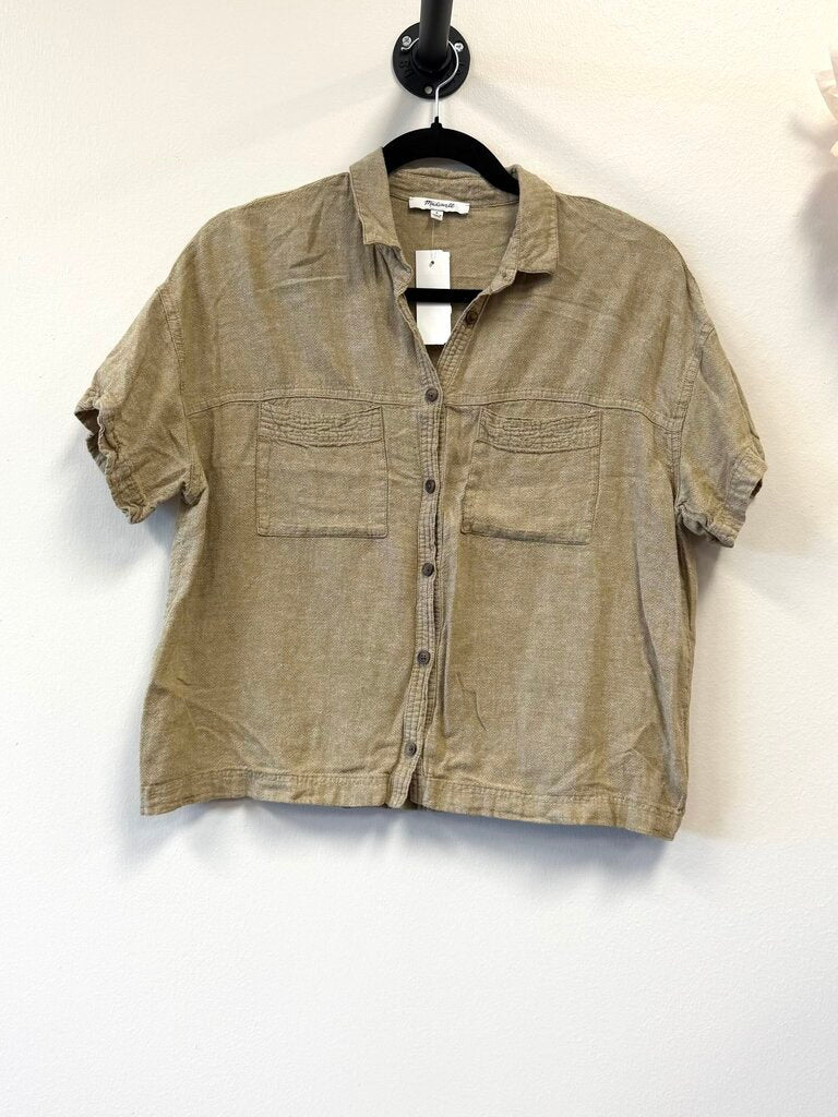Linen Blend Buttondown