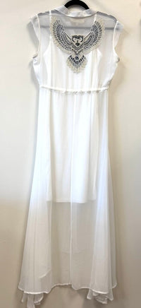 Sleeveless beaded Bird on Back