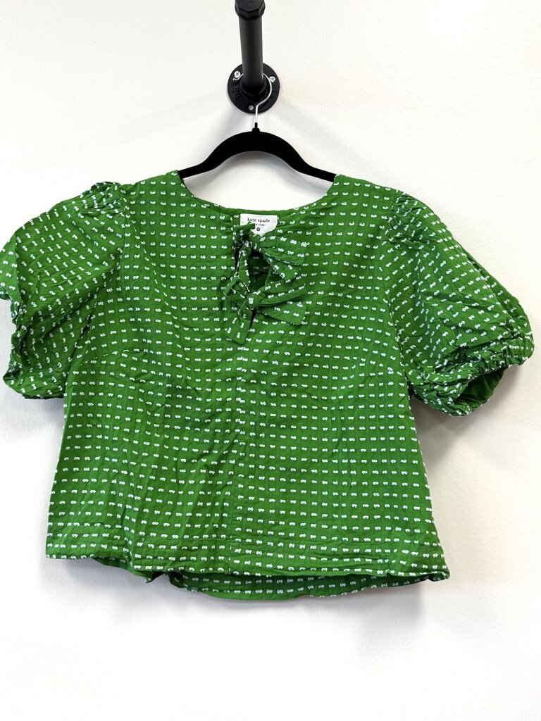 3D Dots Puff Sleeve