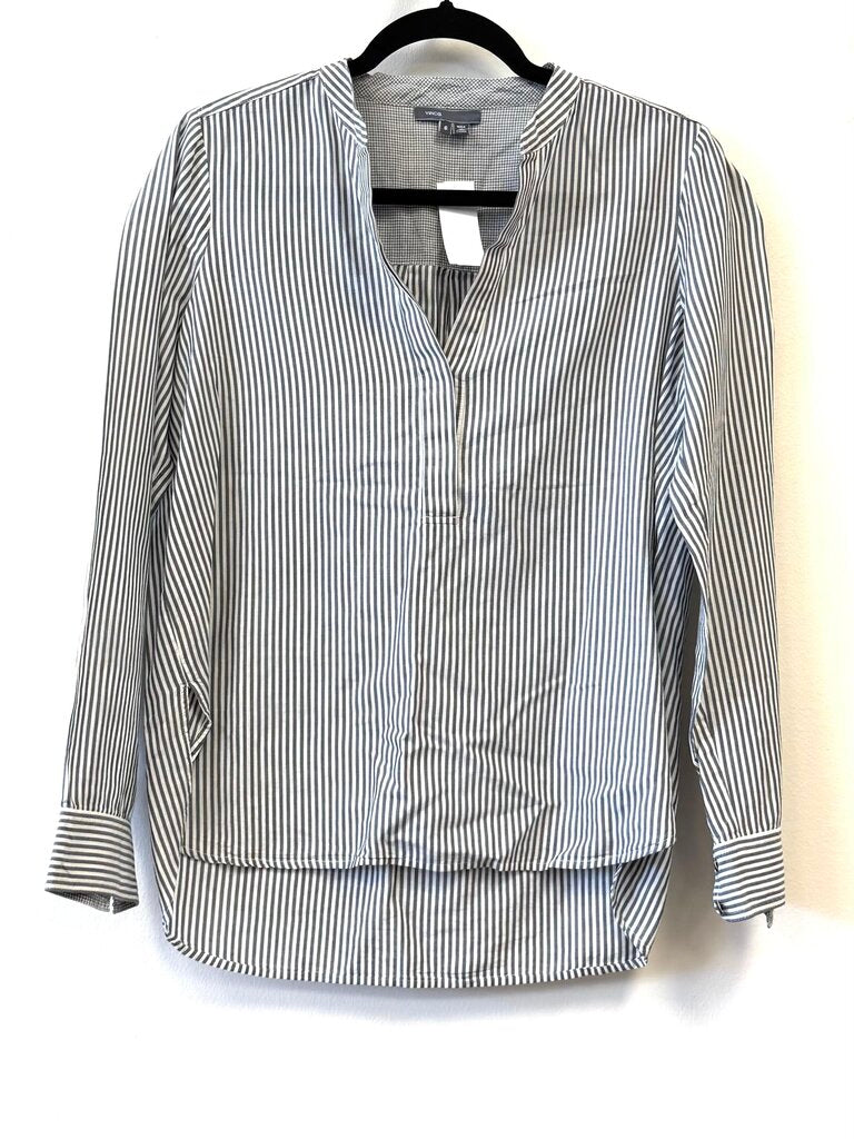 Striped 1/2 Button