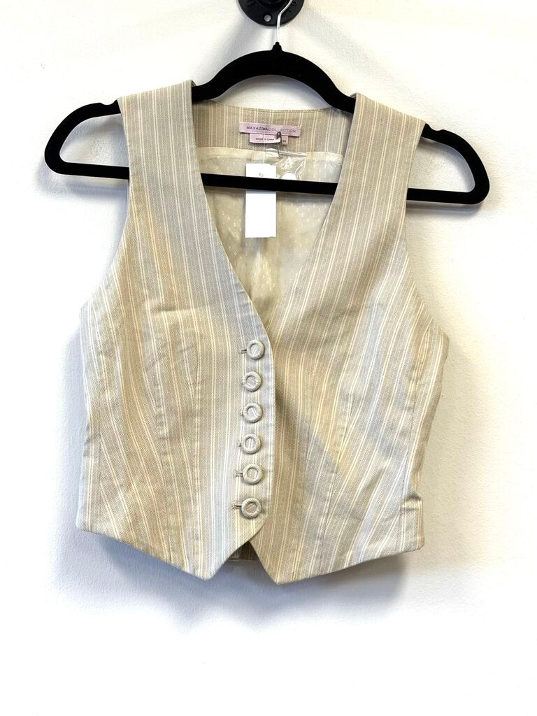 Vest Striped w/ buttons